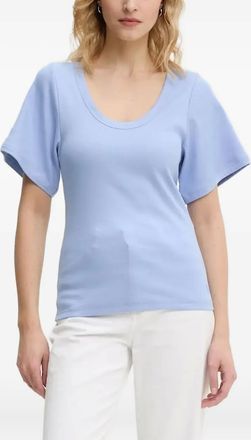 By Malene Birger T-shirt con scollo ampio - Blu