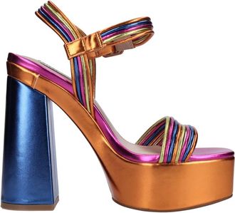 Steve Madden Schoenen, Dames, Veelkleurig, 35 1/2 EU, Leer, Sandalen Multikleur