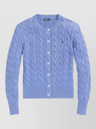 Ralph Lauren long sleeve cable knit cardigan top
