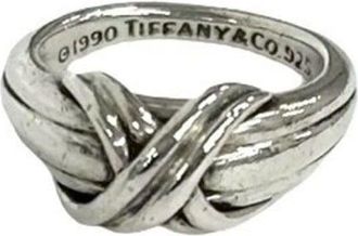 Tiffany & Co. Silver Silver 925 Band Ring (Pre-Owned)