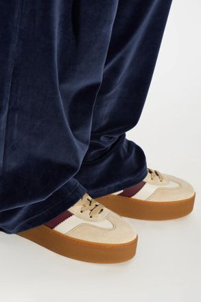 Hogan Sports Shoes On The Cool Platform, Womens, Cream