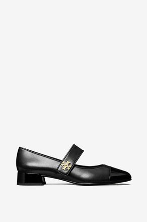 Tory Burch Babys mit Absatz und kontrastierender Kappe