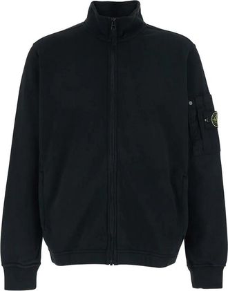 Stone Island Zip Up Sweatshirt