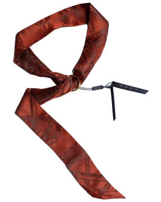 Burberry Orange Tie Scarf (Authentic Pre-Loved)