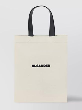 Jil Sander canvas tote bag
