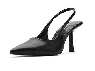 Anne Klein Itzy Womens Shoes Black Smooth : 6.5 M, Leather