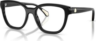 Moncler 51mm Rectangle optical glasses in Black at Nordstrom