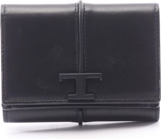 Tod's T Timeless Leather Trifold Wallet