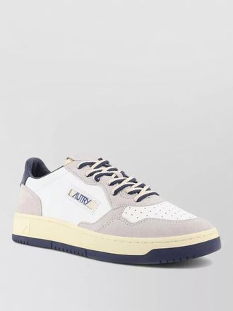 Autry leather and suede low-top sneakers