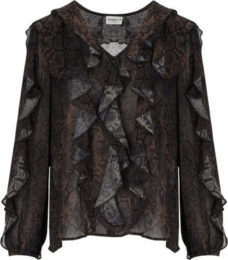 Marella Mujer, Blusas y Camisas, Marr&oacute;n, Talla: S