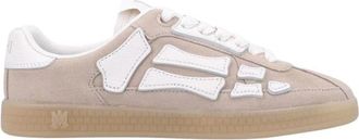 Amiri Skeleton Low Top Casual Sneakers - Dames - Sneakers - Beige - 35 EU - Su&egrave;de - Schoenen