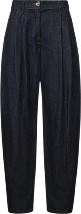 Genny Broeken, Dames, Blauw, XS, Tapered Broeken