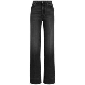 Dolce & Gabbana Dames, Jeans, Zwart, Maat: L Denim