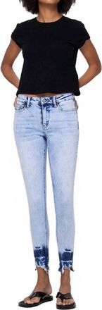 Flying Monkey Au Privave Mid-Rise Jeans In Blue