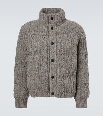 Moncler Ellesmere virgin wool down jacket