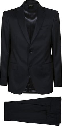 Ermenegildo Zegna Black Lux Tailoring Wool Suit
