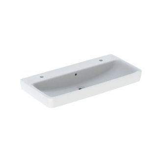 Keramag Keramag - Geberit Renova Plan, Lavabo, 100x48 Cm, 2 Agujeros Para Grifo