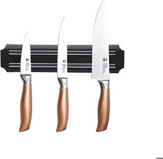 San Ignacio Coltelli Da Cucina San Ignacio Copper Knife Set Lavaggio A Mano Ergonomico