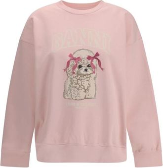 Ganni Mujer, Sudaderas, Rosa, Talla: XS