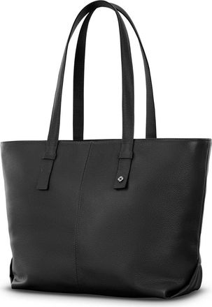 Samsonite Mobile Solution 2 Leather Tote W/ Laptop Sleeve in Black at Nordstrom