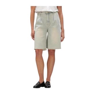 Janice Dames, Korte broeken, Blauw, Maat: M Denim