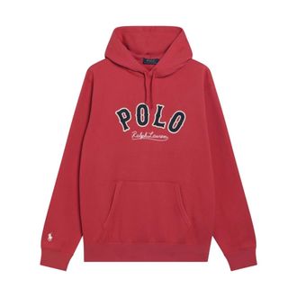 Polo Ralph Lauren Hoodies, male, Red, Size: XL Logo-Detail Hoodie