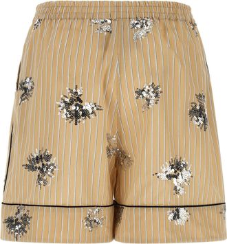 Le Twins Sole Bermuda Shorts - Beige