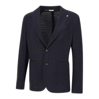 Manuel Ritz Hombre, Chaquetas, Azul, Talla: M
