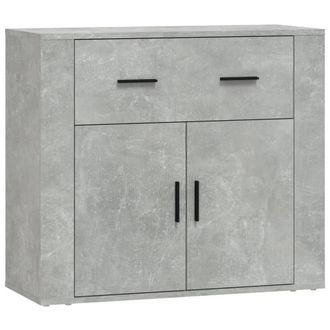 Berkfield Home Sideboard Concrete Grey 80x33x70 cm Engineered Wood | Size: 80 x 33 x 70 cm