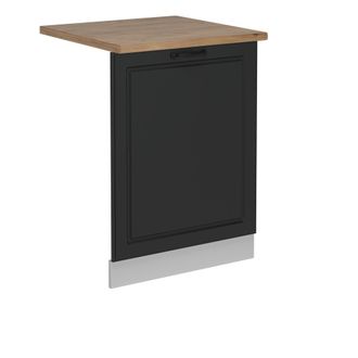 Vicco Panel Frontal Del Lavavajillas R-line, Antracita Casa De Campo, 60 Cm, Et Roble Vicco