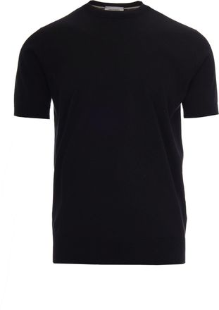 Paolo Pecora Black Knit T-Shirt