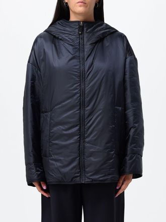 Max Mara Waterproof Short Puffer Jacket with Hood and Zip Closure