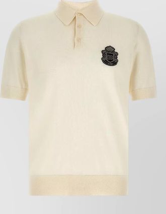 Dolce & Gabbana cotton short-sleeve polo shirt