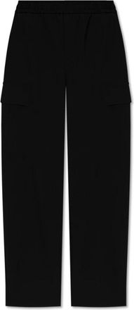 Dolce & Gabbana Wollen cargobroek - Heren - Wijde Broeken - Zwart - S - Wol - Broeken