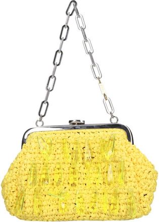 Rada Raffia Clutch - Dames - Clutches - Geel - ONE Size - Tassen