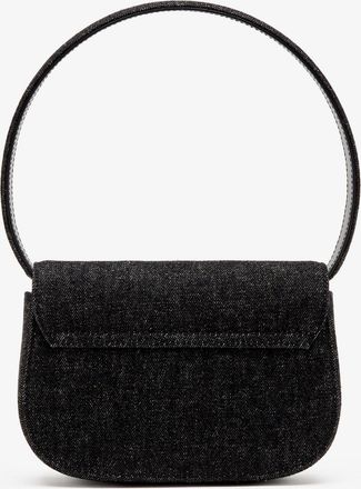 Diesel Womens Shoulder Bag 1dr Denim Black Cotton