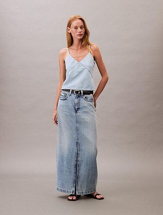 Calvin Klein Denim Maxi Skirt