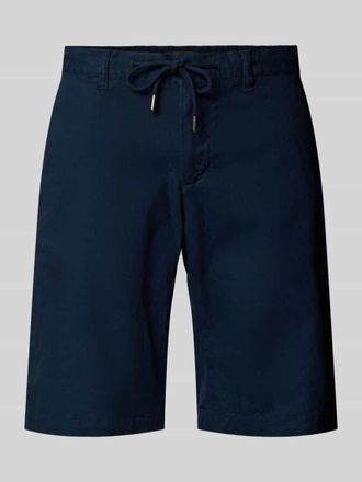Fynch-Hatton Fynch-Hatton Regular Fit Bermudas aus Baumwoll-Leinen-Mix Modell COLI in Marine, Gr&ouml;&szlig;e XL