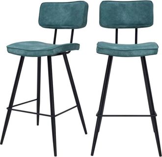 Rendez-Vous D&eacute;co Silla de bar Texas de altura media 65 cm (juego de 2)