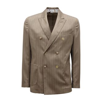 Bob Bob, Blazers, male, Green, Size: S Suit401 Double-Breasted Suit