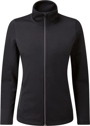 Premier Dames/Dames Geverfd Sweat Jasje (Zwart)