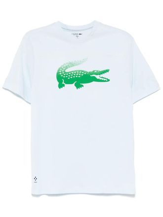 Lacoste x Daniil Medvedev T-shirt - men - Polyester/Cotton - 7 - Blue