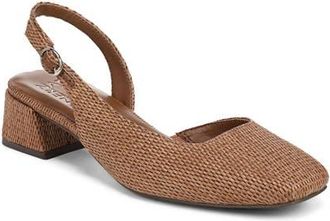 Naturalizer Jayla Slingback Pump in Walnut Wake at Nordstrom, Size 8.5