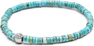 Nialaya Turquoise Heishi Bead Wristband at Nordstrom, Size X-Large