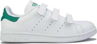 adidas Originals ADIDAS Originals Womens Stan Smith Trainers in White Green Leather - Size UK 4.5
