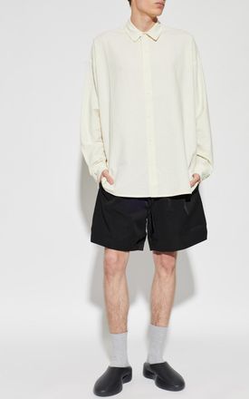 Fear of God Shirt With Embroidered Logo, Mens, Cream