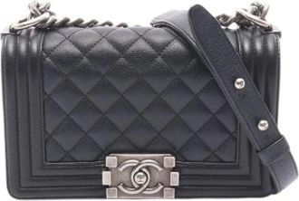 Chanel Pre-owned Boy Caviar Skin Small Shoulder Bag - - Pre-owned - Donna - Nero - ONE SIZE