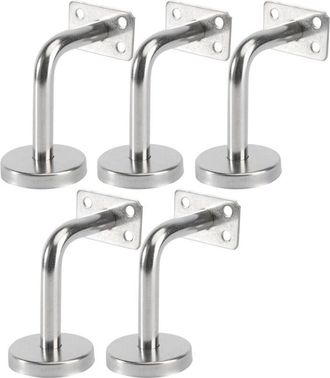 OEM Soportes De Acero Inoxidable Para Barandillas De Escaleras - 5 Piezas Para Montaje En Pared, Fijaci&oacute;n Segura De Barandillas