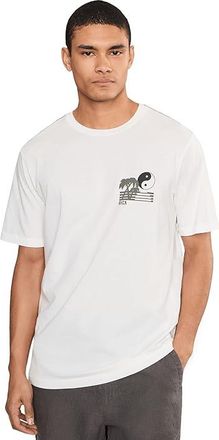 Rvca Balance Horizon Short Sleeve Mens T Shirt Antique White : 2XL, Cotton