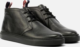 Ben Sherman Mens Ben Sherman - BS23509 MENS PARKA BOOT MILLED LEATHER BLACK - Size: 10